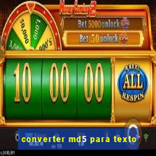 converter md5 para texto